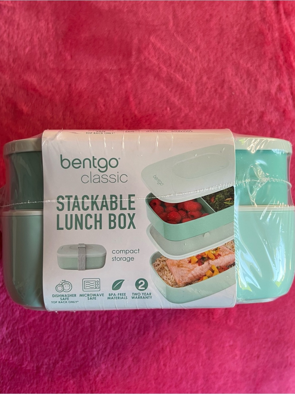 Bentgo Bento Box Classic Stackable Lunch Box - Mint